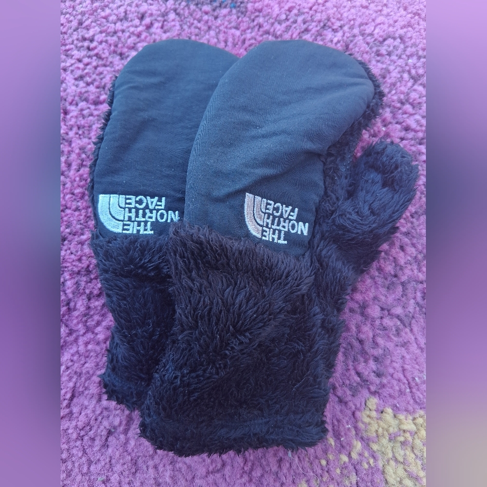 The North Face Black Fleece Mittens